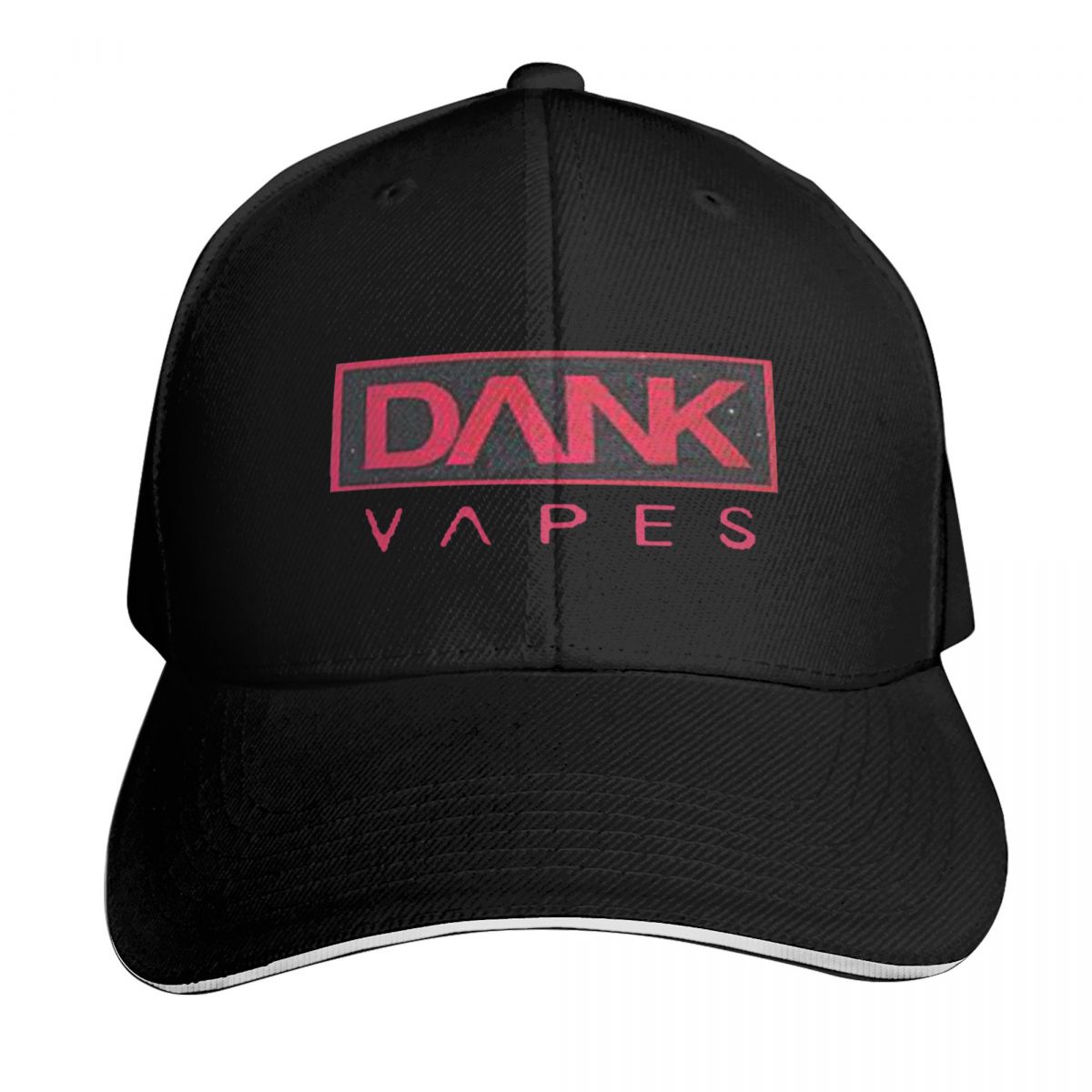 Quick Vape - Topi Baseball dengan Logo Dank Vapes,
