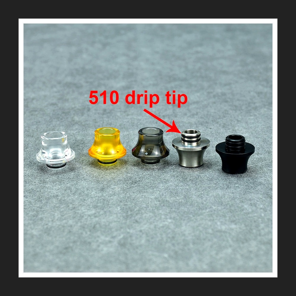 Tip Resin untuk Taifun GT5, G4 - Drip Tip Resin ulasan dan harga