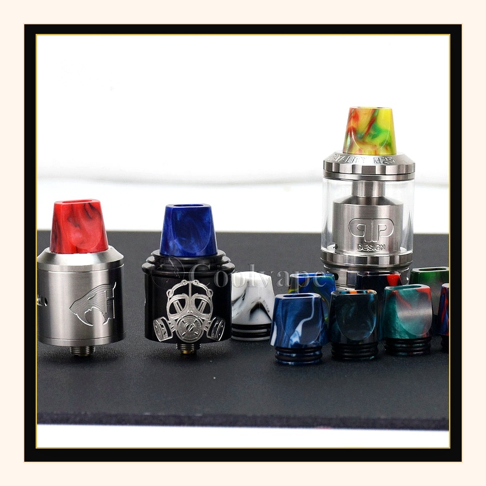 810 Drip Tip dalam Resin Warna - Drip Tip Resin ulasan dan harga