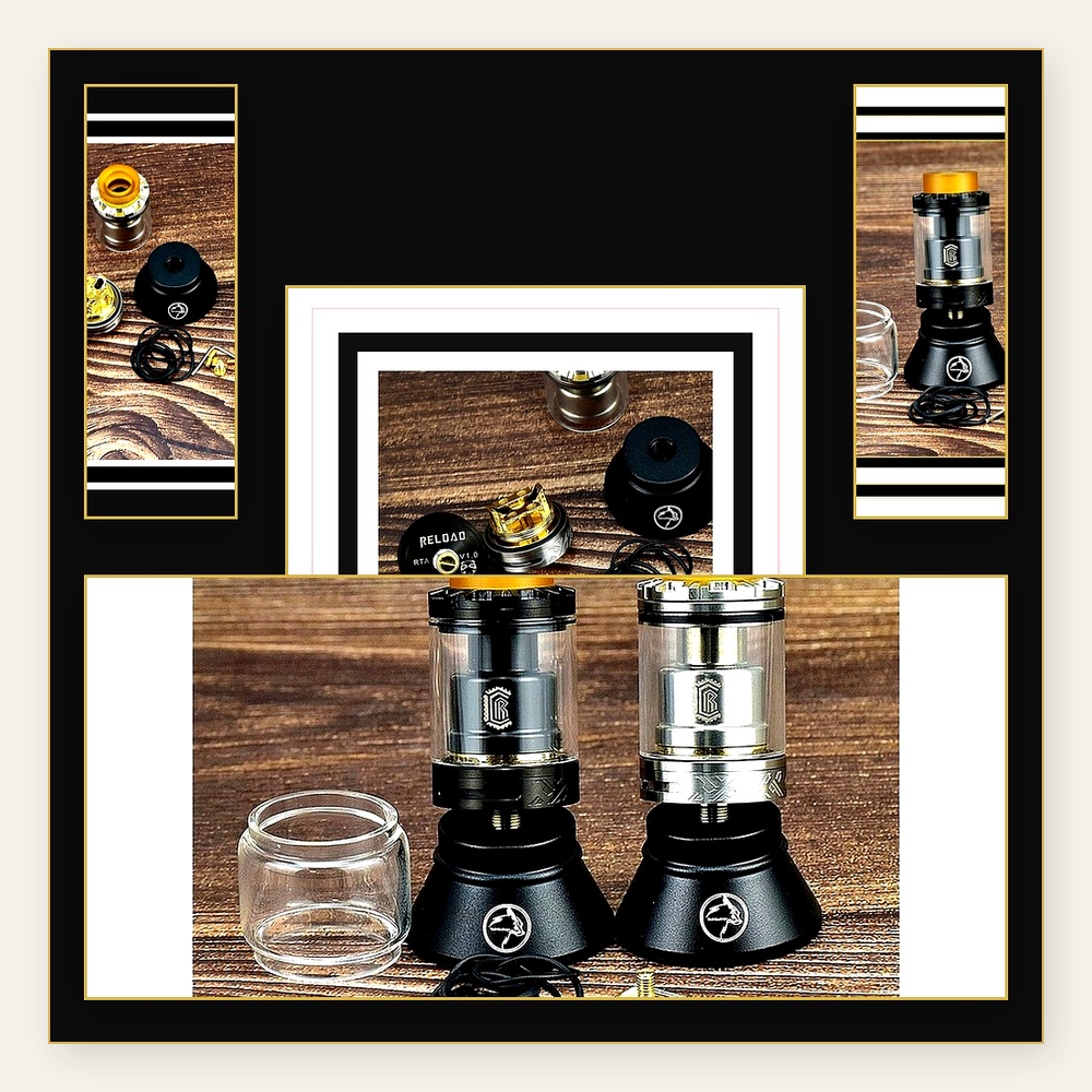 ReLoad RTA 24mm 3.5ml Top Fill - Vape Accessory ulasan dan harga