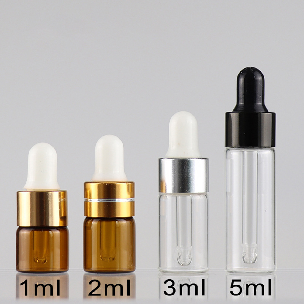 100 buah botol tetes Mini 1ml  - Juice Bottle Dropper ulasan dan harga