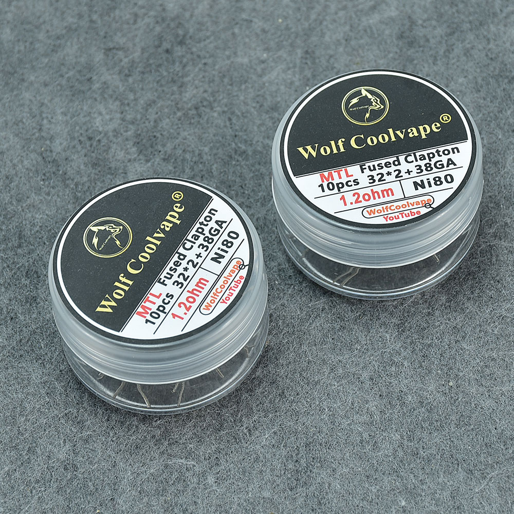 Wolfcoolvape kawat pemanas pra - Vape Coil Replacement ulasan dan harga