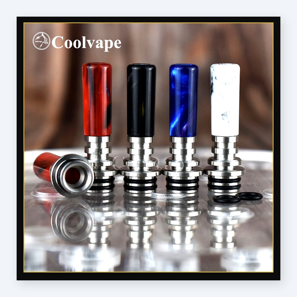 510 MTL Drip Tip untuk Dvarw M - Drip Tip Resin ulasan dan harga